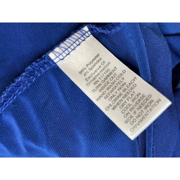 Quacker Factory Fabulous Facets 3/4 Sleeve Trapeze Hem Knit Top MEDIUM (909) - Picture 5 of 5